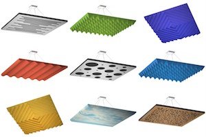 Акустические потолки это группа крепежных элементов, предназначенных для решения задач в области защиты от шума и вибраций. Акустические потолки